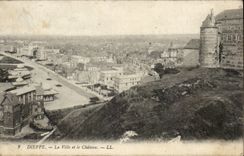 Dieppe - das Schloss und die Stadt - CPA