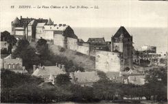 Dieppe - das alte Schloss und die Aufsatz-Str Remy - CPA