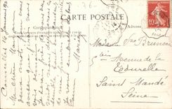 Surroundings of Elbeuf - Orival and the Seine seen from dimension of Rouvalets CPA