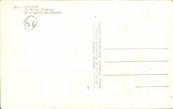 Dieppe - the Old Castle and the Public garden of Canada CPA