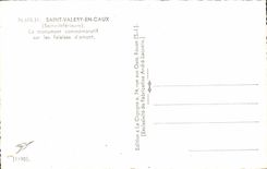 Saint Velery in Caux - the Memorial on cliffs - CPA