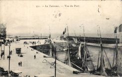 Treport - Anblick des Hafens - CPA