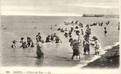 Dieppe - die Stunde des Bades CPA
