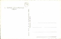 Ouville - the Church - CPA