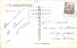 Rouen - the Bridge Jeanne d' Arc and quays - CPA