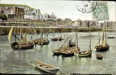 Treport - der Hafen - CPA