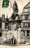 Rouen - Statue of Jeanne d' Arc - Joan off Ark - CPA