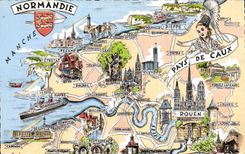 Normandy - Country of Caux - Chart CPA
