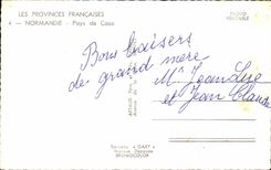 Normandy - Country of Caux - Chart CPA