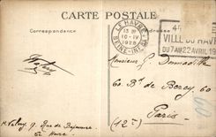 Le Havre - Gambetta Platz und Bassin Werbung - CPA