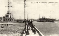 Le Havre - the Pier and the Semaphore - CPA