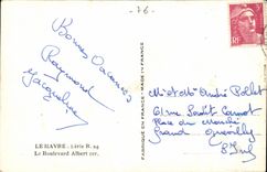 Le Havre - das Boulevard Albert I - CPA