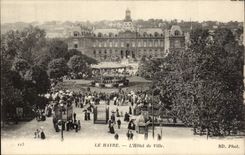 Le Havre - das Rathaus CPA