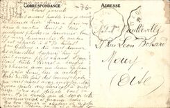 Treport - eine Ecke des Strandes CPA