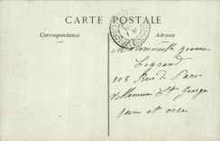 Treport - die Strasse von Paris - das Sandstein-Kreuz - CPA