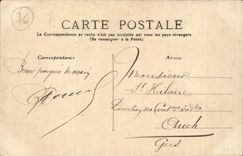 Fecamp - Anblick auf dem Strand - CPA