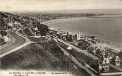 Sainte Address and Le Havre - Panoramic View CPA