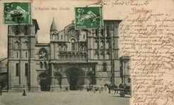 Bordeaux - the Church co Cross CPA