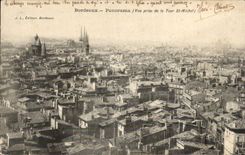 Bordeaux - Panorama - Seen from of the Tower Saint Michel CPA