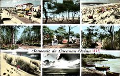 Lacanau Oceane - Souvenir CPA 