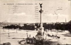 Bordeaux - the Monument of the Of Gironde CPA