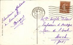 Bordeaux - the Monument of the Of Gironde CPA