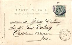 Bordeaux - Ruin of the Palate Gallien CPA