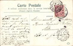 Bordeaux - Monument of Gambettac CPA