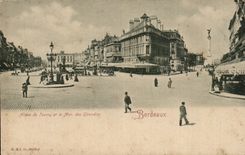 Bordeaux - Alleys of Tourny and the Monument of the Of Gironde CPA