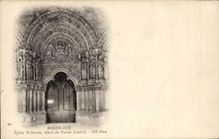 Bordeaux - Church Saint Seurin detail of Central Porch CPA