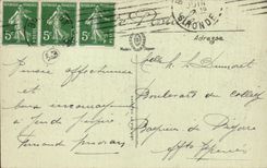 Bordeaux - the Monument of the Of Gironde CPA