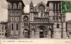 Bordeaux - the Church co Cross CPA
