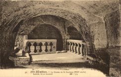 Saint Emilion - the Cave of Saint Emilion CPA