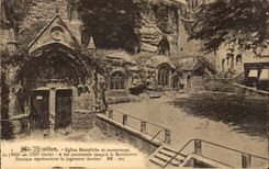 Saint Emilion - Underground Church and Monolith CPA