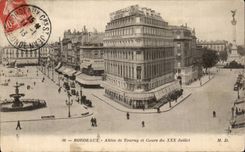 Gone Bordeaux CPA of Tourny and Cours of July XXX