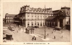 Bordeaux CPA Train station St Jean