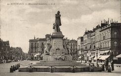 Bordeaux CPA Gambetta Monument