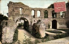 Bordeaux CPA Palate Galien (ruins)