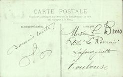 Bordeaux CPA the monument of Gambetta