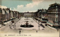 CPA Bordeaux alleys of Tourny