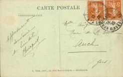 CPA Bordeaux Reason for the monument of Of Gironde the Garonne and the Gironde