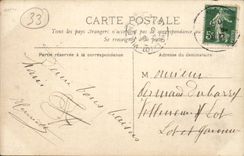 Bordeaux CPA the large theater seen of the alleys of Tourny