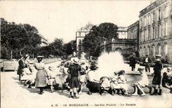 Bordeaux CPA Public garden the basin (children)
