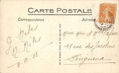 Bordeaux CPA Panorama of the Tower Saint Michel