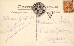 Bordeaux CPA Panorama of the Tower Saint Michel