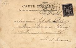 Gone Bordeaux CPA of Tourny and the monument of the Of Gironde ones