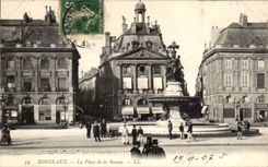 Bordeaux CPA the place of the Stock Exchange (gendarmes)
