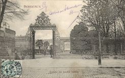 Bordeaux CPA Entrance of the park