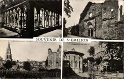 MODERN CARD Souvenir of Saint Emilion