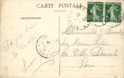 Verdelais CPA Banediction of the TS sacrament in the wood of the Fathers